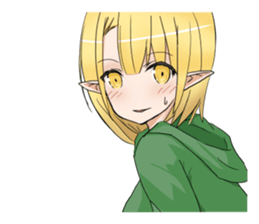 Elf girl 1 sticker #12474300