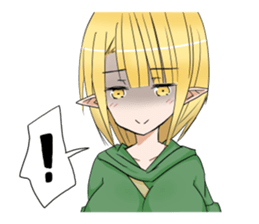 Elf girl 1 sticker #12474304