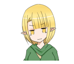 Elf girl 1 sticker #12474307