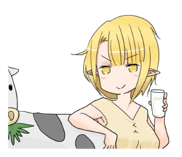 Elf girl 1 sticker #12474315