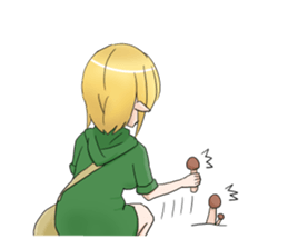 Elf girl 1 sticker #12474319