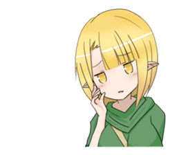 Elf girl 1 sticker #12474322