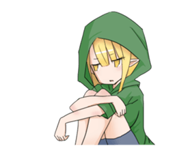 Elf girl 1 sticker #12474323