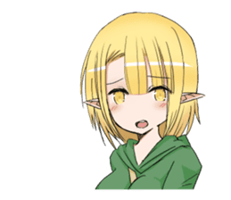 Elf girl 1 sticker #12474324