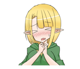 Elf girl 1 sticker #12474327