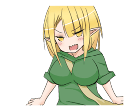 Elf girl 1 sticker #12474329