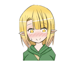 Elf girl 1 sticker #12474331