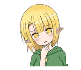 Elf girl 1 sticker #12474332