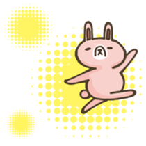 Rabbit of loose character sticker #12474381