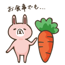 Rabbit of loose character sticker #12474407