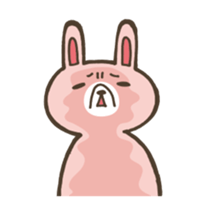 Rabbit of loose character sticker #12474409