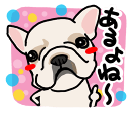 French bulldog family8 sticker #12474476