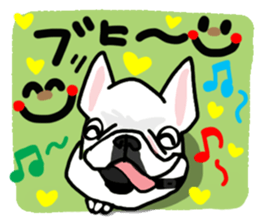 French bulldog family8 sticker #12474484