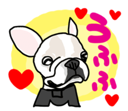 French bulldog family8 sticker #12474490