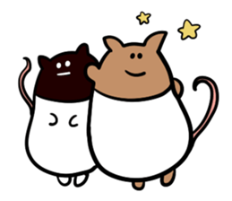 Rats and friends. sticker #12474880