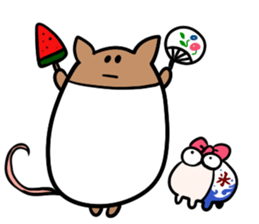 Rats and friends. sticker #12474884