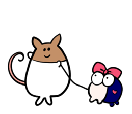 Rats and friends. sticker #12474900