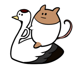 Rats and friends. sticker #12474914