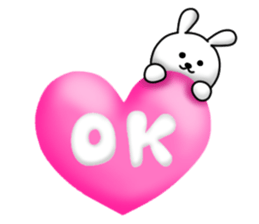 Love of rabbit sticker #12475112