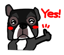 French bulldog family9 sticker #12475148