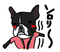 French bulldog family9 sticker #12475149