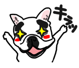 French bulldog family9 sticker #12475153
