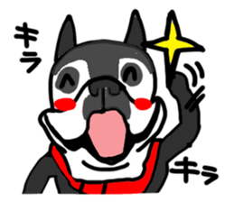 French bulldog family9 sticker #12475155