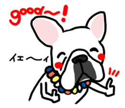 French bulldog family9 sticker #12475158