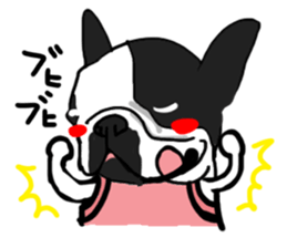 French bulldog family9 sticker #12475162