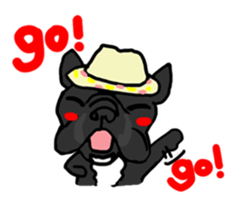 French bulldog family9 sticker #12475169