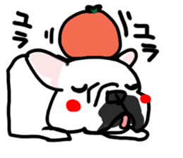 French bulldog family9 sticker #12475176