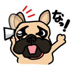 French bulldog family9 sticker #12475177