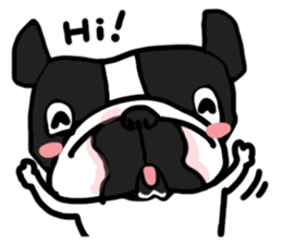 French bulldog family10 sticker #12475326