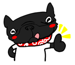 French bulldog family10 sticker #12475330