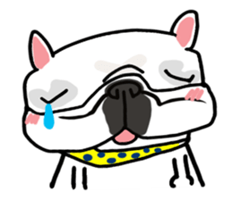French bulldog family10 sticker #12475343