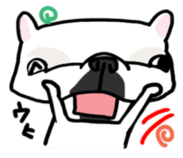 French bulldog family10 sticker #12475358