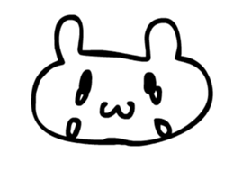 Rabbit Animation sticker #12475744