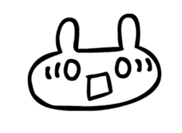 Rabbit Animation sticker #12475746