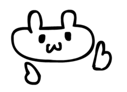 Rabbit Animation sticker #12475747