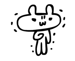 Rabbit Animation sticker #12475754