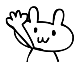 Rabbit Animation sticker #12475762