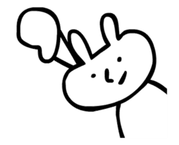 Rabbit Animation sticker #12475764