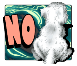 West Highland White Terrier comic life sticker #12476202