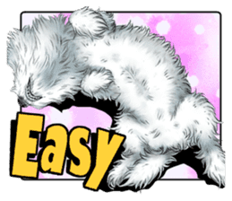West Highland White Terrier comic life sticker #12476206
