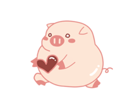 My Cute Lovely Pig, Animated 6 sticker #12476530