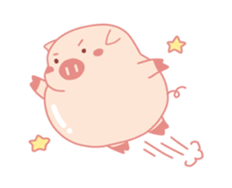 My Cute Lovely Pig, Animated 6 sticker #12476540
