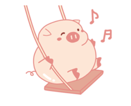 My Cute Lovely Pig, Animated 6 sticker #12476546