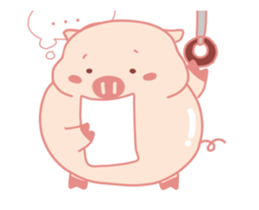 My Cute Lovely Pig, Animated 6 sticker #12476547