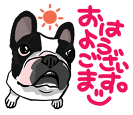 French bulldog family7 sticker #12476630