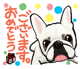 French bulldog family7 sticker #12476631
